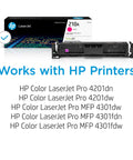Magenta Toner Cartridge For Color LaserJet Pro 4201 Series And MFP 4301 Series 210A W2103A with compatible printers list