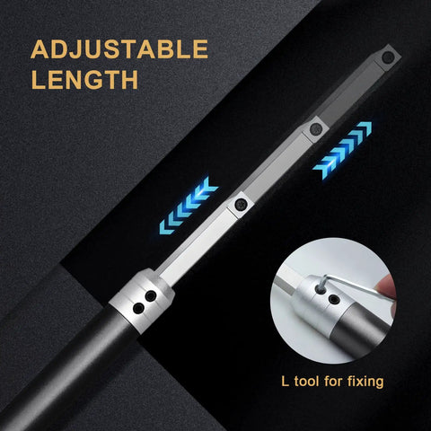 Removable Handle Wood Lathe Tools Set With Adjustable Connector Upgraded Tungsten Carbide Heads Swan Neck Hollower Rougher Finisher Alloy Tool Kit For Turning Great Christmas Gift For Woodworking Enthusiasts