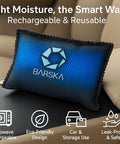 Rechargeable Desiccant Dehumidifier Bag Safe Moisture Absorber For Home Closets Gun Safes Basements Garages And Cars Microwaveable Portable Blue Dehumidifying Solution on car seat