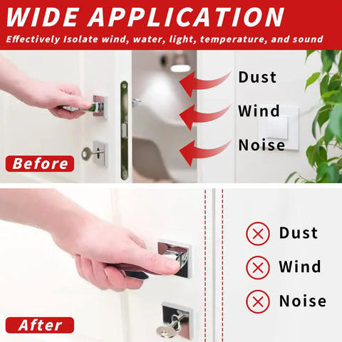 40 Feet Rubber Weather Stripping Door Seal Strip Self Adhesive D Shape Door Weather Stripping For Door Frame Insulation Large Gap Easy Cut To Size Black Keeps The Cold Out And Stops Drafts Like A Pro applied before and after reducing dust, wind, and noise.