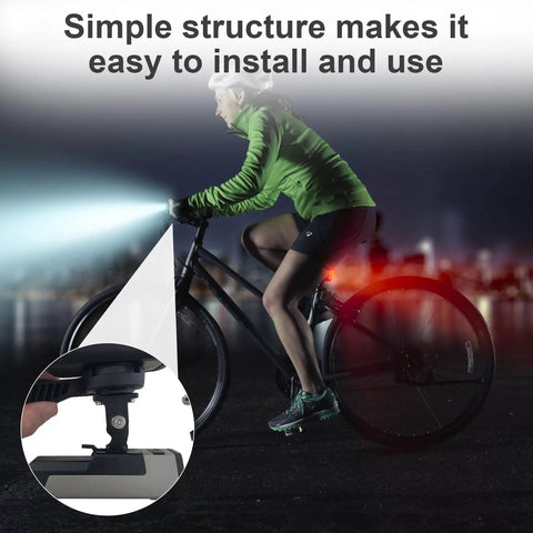 Cyclist using Bike Light Mount And Flashlight Holder For Handlebar Quick Release Universal Adapter for night ride