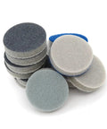 Kick Butt With 120 Pcs Premium 1 Inch Foam Sanding Discs featuring Hook Loop Fastener And Dust Venting Design for Smooth Car Paint Buffing And Polishing Jobs That Feel Like Magic, assorted foam discs.