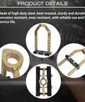 Universal CV Joint Puller and Propshaft Separator Tool showing metal construction and adjustable clamp design for axle removal.