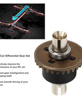 Center Diff Bevel Gear Set For 1/16 RC Cars, 30T Upgrade For SCY 16101 16102 16103 16201 shown close-up