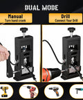 2 In 1 Wire Stripper Machine Drill Powered And Hand Crank For 1 Mm To 16 Mm Wires Alloy Cable Peeler for Scrap Copper Recycling