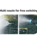 Multi-nozzle spray patterns of 5L Powerful Electric Garden Sprayer With Adjustable Nozzle For Farm And Home Use Beast Mode Ready