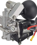 Built Tough Electric Brake Booster And Master Cylinder Kit For Front Rear Disc Brakes featuring polished aluminum housing and black rubber detail.