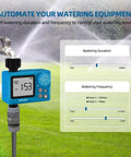 Outdoor Sprinkler Timer With Digital Programmable Settings For Garden Hose, Rain Delay And Manual Mode, Easy To Program
