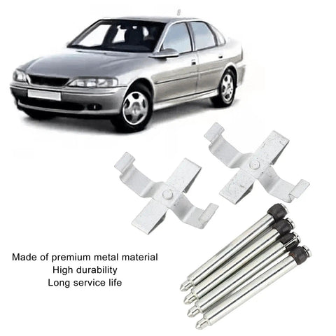 Droffify Rear Brake Pad Retaining Clips Replacement Kit for Vectra 1995-2003 Oem Metal Disc Caliper Repair Hardware Install Set, metal clips and pins