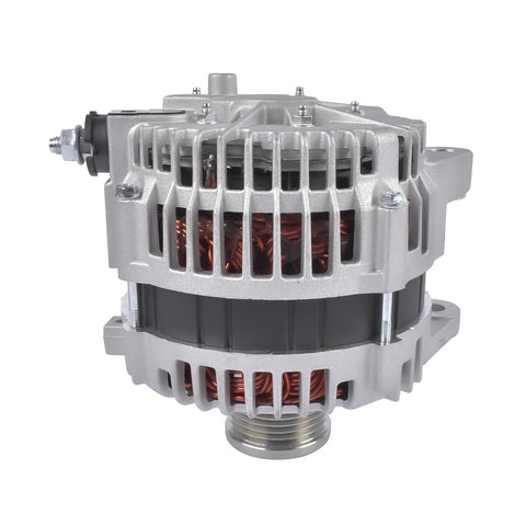 110 Amp Alternator Replacement For Nissan Rogue 2008-2012 And X-Trail 2005-2006 2.5L L4 Beefed-Up Reliability front view