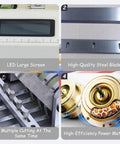 Automatic Microcomputer Heat Shrink Tube Cutter Machine Offering 0.1 Mm Precision Pipe Cutting With Fully Automated 500 Watt Technology For Efficient And Accurate Shrink Sleeve Processing In Compact Design features LED screen, high-quality steel blade, multipurpose cutting mechanism, and a high-efficiency power motor.