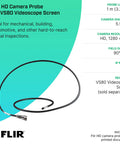HD Camera Probe For VS80 Videoscope 5.5mm 1m Long High Definition Imaging 1280x720 90 Degree Field Of View IP67 Waterproof