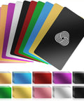 Colorful Aluminum Metal Business Card Blanks Pack Of 200 For Laser Engraving And DIY Cards Built Tough With Durable Aluminum Alloy