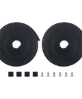 Two Belt Timing Replacement Kit For BambuLab P2S X And Y Axis Non Slip 2GT Rubber Drive Belts 7mm Wide 1444mm Long Spare 3D printer kit with two belts, brackets, and screws