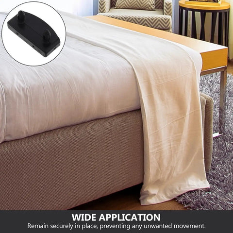 Awesome 20 Pack Plastic Bed Slat Holders For Twin Full Queen Sizes Snug Secure Fit Easy Install Replacement End Caps Brackets black plastic bed slat holder on upholstered bed frame