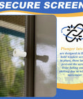 Top Shelf Aluminum Window Screen Plunger Latches With Secure Caps, Dead Simple Pin Fasteners For Zero Hassle Replacement And Pro Level Dependability For Any Home Repair Project, Twelve Pack In Clean White installed on a window screen.