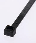 Heavy Duty Nylon 6.6 Cable Tie 8 Inch UV Resistant Weatherproof Intermediate Grade 1000 Pack Black One Piece Design