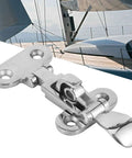 Marine Grade 316 Stainless Steel Toggle Clamp Latch for Boat RV Truck Campers, Anti Rattle Door Catch That Holds Tight, polished finish.