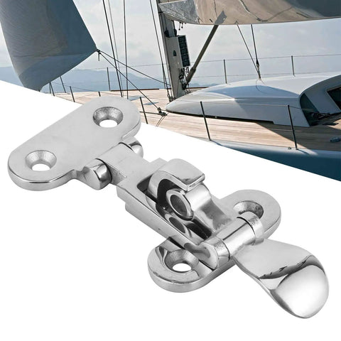 Marine Grade 316 Stainless Steel Toggle Clamp Latch Catch With Anti Rattle Hasp, yacht deck latch