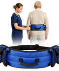 7 Handle Gait Belt For Seniors 59 Inch With No Slip Padding For Easy Grip Quick Release Buckle 360 Degree Control Safe Transfer Aid