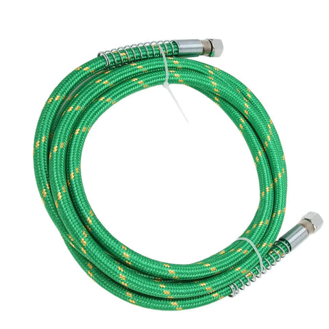 Green Middle-Pressure Steam Hose For Irons, High-Strength Flexible Silicone Rubber Tube, 9.8 Feet, Durable Heat-Resistant Performance