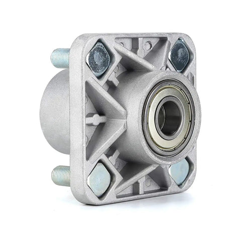 Durable Front Wheel Hub Assembly Pair For Club Car Ds And Precedent 2003 Up Golf Cart side view of aluminum hub with sealed bearing.