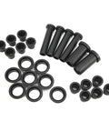 Rear Suspension Bushings Kit For Polaris Sportsman 500 HO 4X4 2003 To 2005 Replacement MG1282101AZ High Quality ABS Wear Resistant Bolt In Improves Ride Handling OEM Style Control Arm Bushings For ATV Quad, 26-piece black ABS bushings set