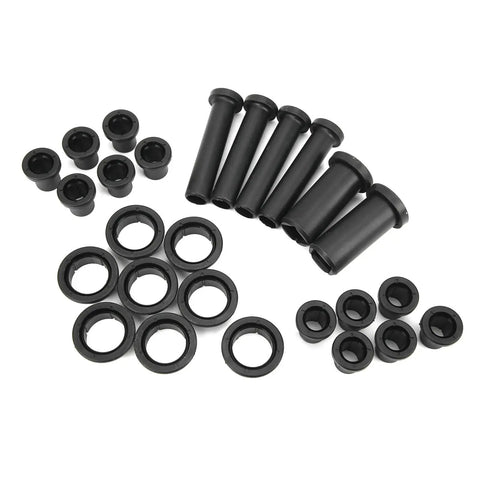 Rear Suspension Bushings Kit For Polaris Sportsman 500 HO 4X4 2003 To 2005 Replacement MG1282101AZ High Quality ABS Wear Resistant Bolt In Improves Ride Handling OEM Style Control Arm Bushings For ATV Quad, 26-piece black ABS bushings set