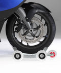 Heavy Duty Car Mover Dolly With Steel And Rubber Wheels For Cars Motorcycles And Electric Vehicles One Person Move And Spin Your Vehicle In The Garage Or Shop No Slip Rust Resistant Wheels For Pros, motorcycle wheel dolly close-up