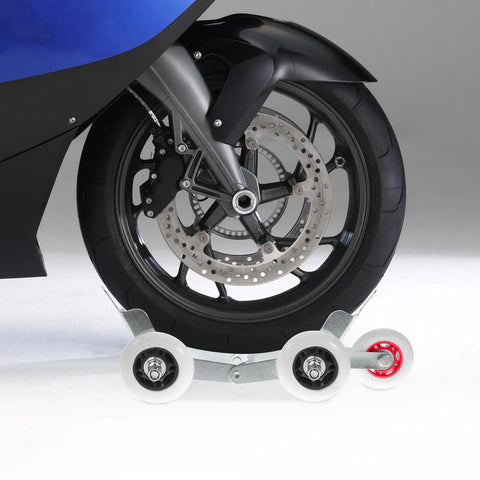 Heavy Duty Car Mover Dolly With Steel And Rubber Wheels For Cars Motorcycles And Electric Vehicles One Person Move And Spin Your Vehicle In The Garage Or Shop No Slip Rust Resistant Wheels For Pros, motorcycle wheel dolly close-up