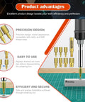 Six-Piece Heat Set Insert Tips Kit For Threaded Inserts M2 To M8 Plus Soldering Iron Adapter 900M T18 FX-888D display