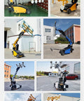 Pro Grade Electric Walking Glass And Granite Mover With Ridiculously Tough Silicone Suction Cups in various work settings.