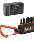 Hella Durable Five Piece Spanner Bit Set With Tough As Nails S2 Steel Heavy Duty Impact Driver Bits And Portable Carabiner Storage Case