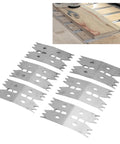 Socobeta Stainless Steel Fastening Plate Clamp for Woodworking and Carpentry provides accurate positioning with grip teeth for secure board hold.