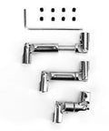Stainless Steel RC Drive Shaft Kit Front Medium Back Universal CVD Transmission Joint 57mm To 71mm For 1/16 Military Trucks And Crawlers 6WD 6X6 Upgrade Accessory Built Tough with screws and wrench