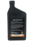 Marine Lower Unit Gear Lube HD 32 Oz 80W90 High Viscosity Formula bottle label view