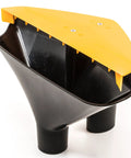 Popcorn Ceiling Scraper Vacuum Attachment for Shop Vacuums, Acoustic Texture Removal Tool, plastic funnel with yellow attachment