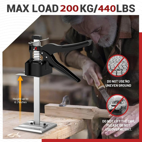 Upgrade Your Home Game With This 2-Pack Labor-Saving Arm Jack Handle. Heavy-duty handheld lifter tool with 6.69 inch lift height.
