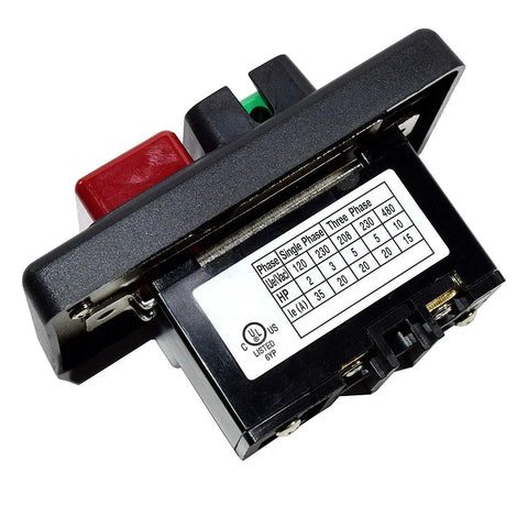 Workshop Grade Zero Sweat Replacement On Off Switch 120 V And 230 V Rated with control panel for shop equipment.