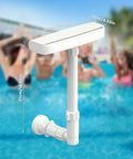 Dual Spray Waterfall Pool Fountain for Above Ground and In Ground Pools, Adjustable Water Flow for Spa Like Relaxation