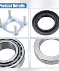 Rear Axle Bearing And Seal Kit For Jeep Wrangler JK JKU 2007 To 2017 3.6L 3.8L V6 Engine, includes bearing, seals, retainer