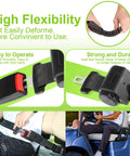 Sweet 61 Inch Retractable Dot Lap Seat Belt Universal Two Point Adjustable Strap For Golf Carts showing easy one-hand operation.