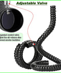 Premium Flexible 360 Degree Fume Extractor Hose With Articulated Industrial Duct Arm And Rock Solid Suction Hood. Adjustable valve and 8.2 FT length.