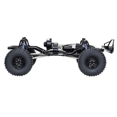 Fully Assembled RC Chassis With Wheels For 1/10 Crawler SCX10 II 90046 90047 Upgrade Kit Metal Frame side view