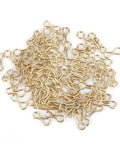 Carp Fishing Wire Eyes Sinker Set 300 Pieces Steel Alloy Screw Leads Loops Tackle Accessory For Freshwater And Saltwater Fishing Lightweight Yet Tough As Nails displayed in a pile.