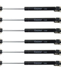 Six Pack 100N Gas Struts for 10 Inch Cabinet Doors Cabinet Shocks and Lift Supports with Round Mounting Plates Screws Included