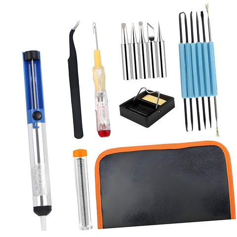 8 Piece Welding Set With Ergonomic Handles For Jewelry Making And Model Building Soldering Iron Temperature Control