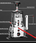 Manual Wire Stripping Machine For Scrap Copper And DIY Projects, Drill Powered And Hand Crank Dual Drive, durable steel view
