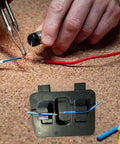 Heavy Duty Welding Wire Fixture Clamps Thickened Adjustable Cable Holds for Soldering Projects and Electrical Work made with Durable ABS, securing wires during use.
