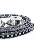 Heavy Duty 04C Roller Chain Sprocket With 10 To 30 Teeth For Smooth Motor Transmission Gear In Durable Steel Construction.